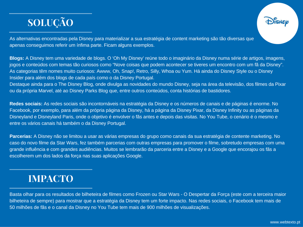 Disney case study summary picture