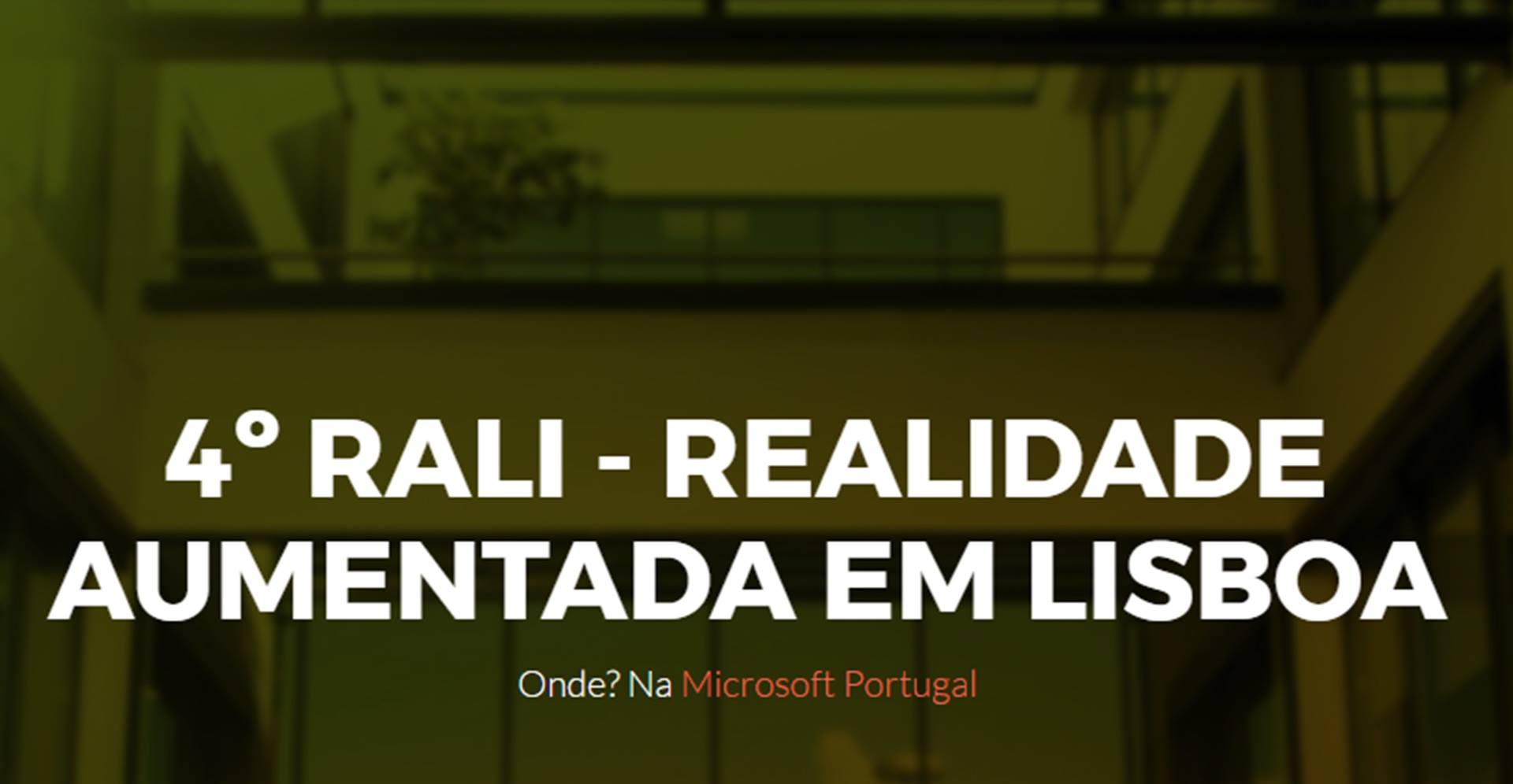 4 RALI - Realidade Aumentada em Lisboa